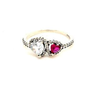 Pandora Halo Hearts Ring